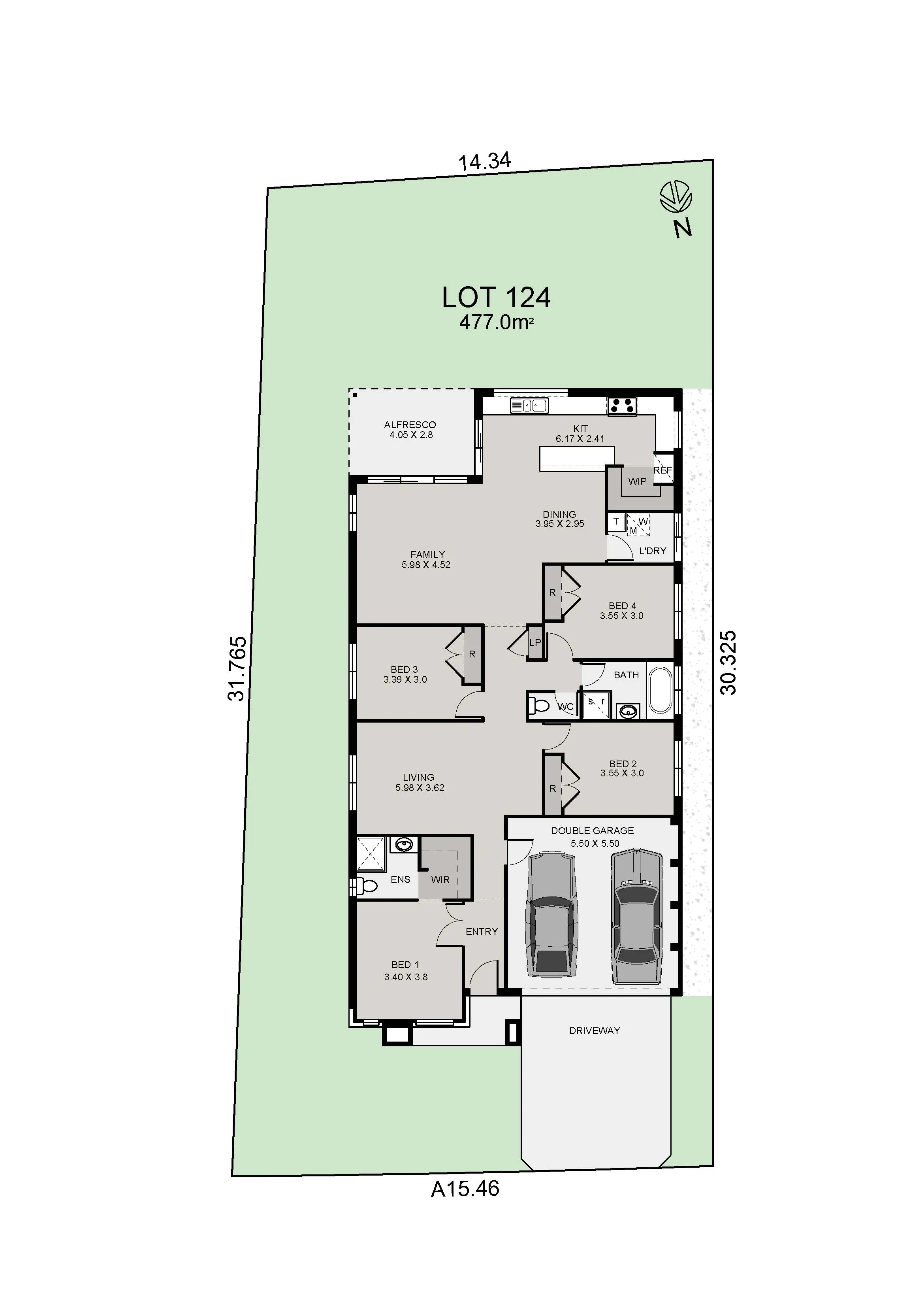 Lot 124 Midland 22 Mk2 Kirra Colour Plan