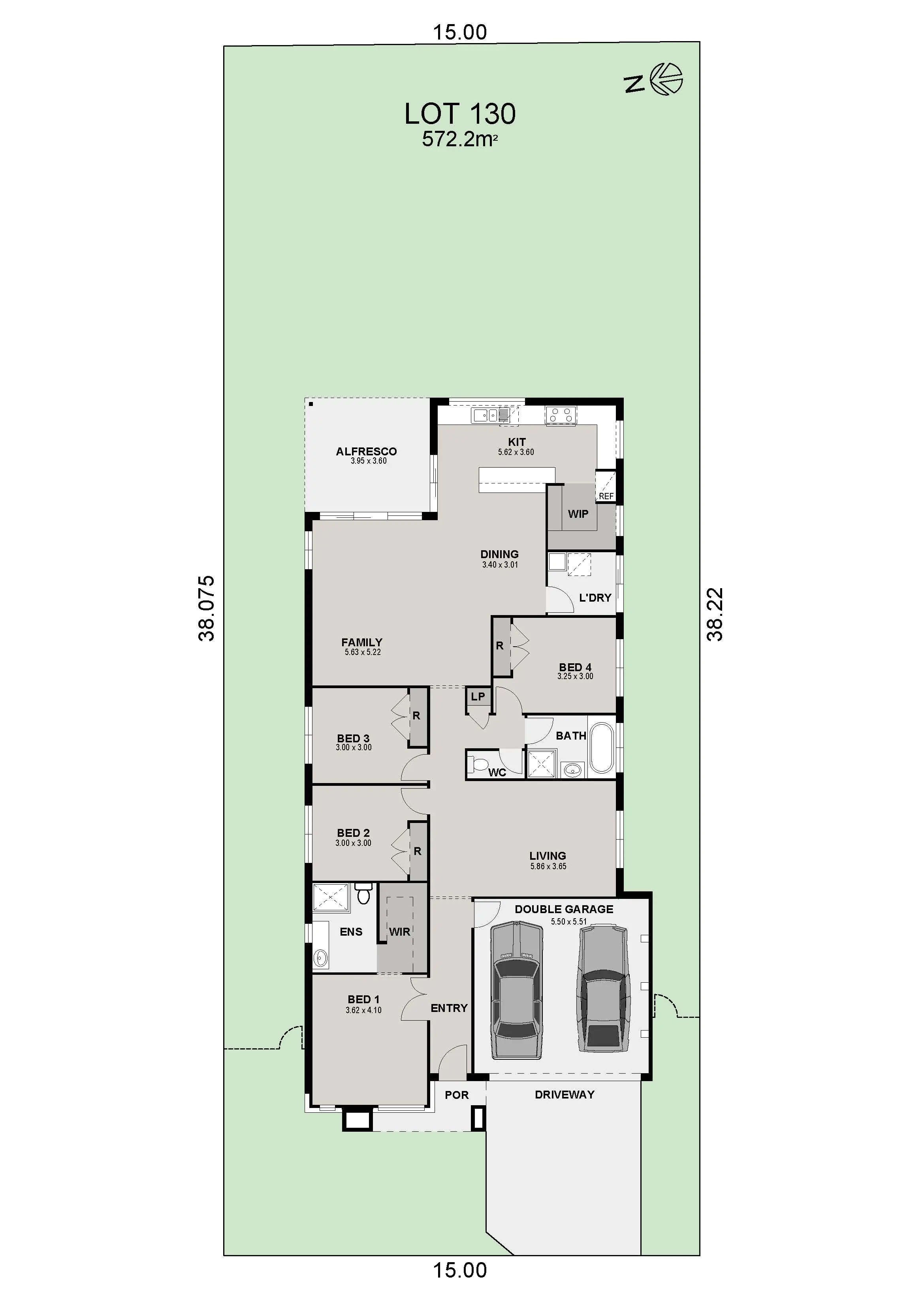 Lot 130 Midland 23 Kirra Color Plan