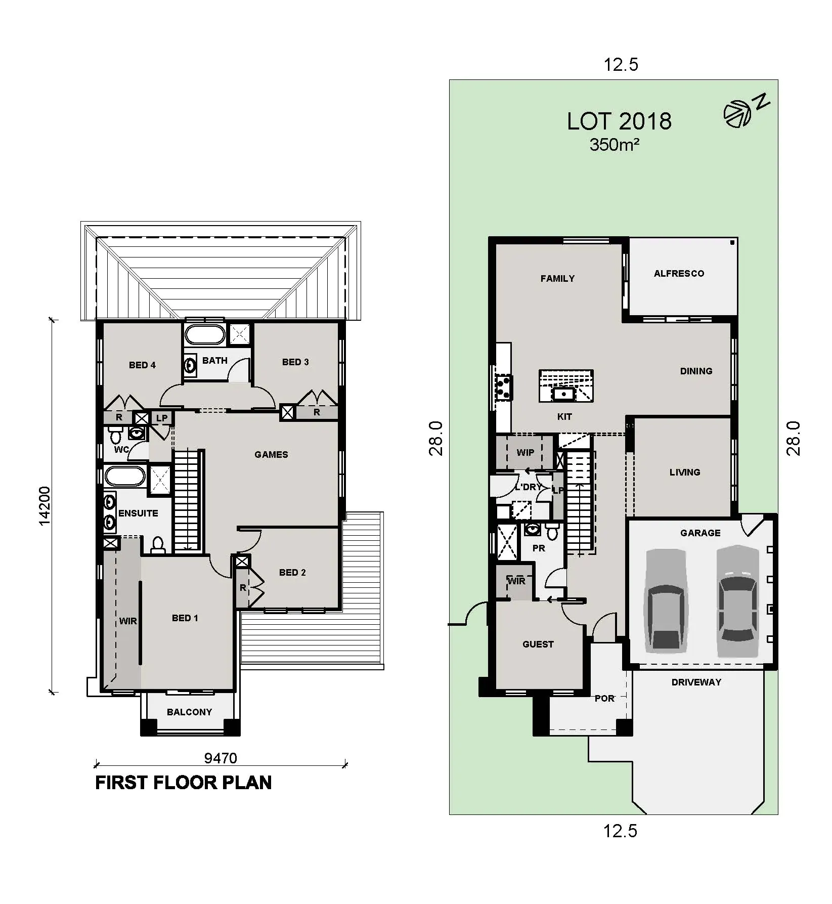 Lot 2018 Forsyth 30 Guest Suite Madrid Color Plan
