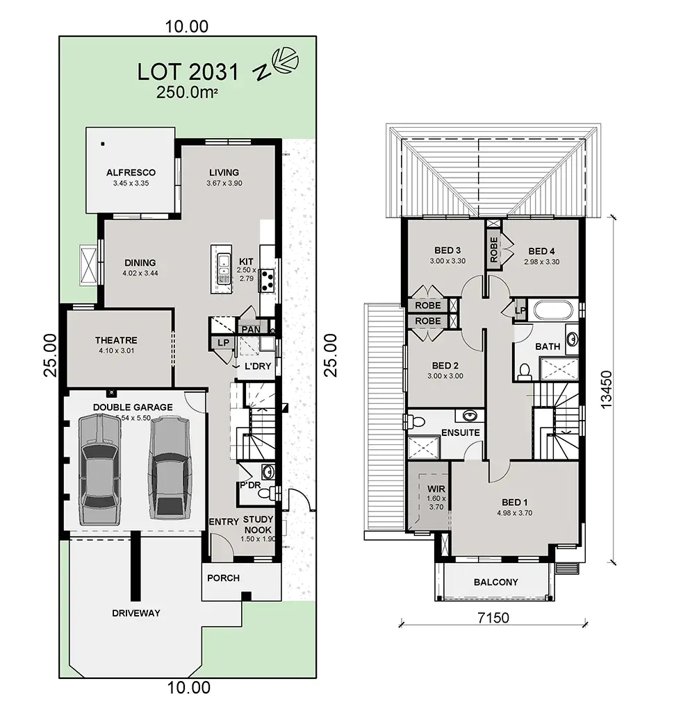 Lot 2031 Ellenbrook 24 Regent Colour Plan