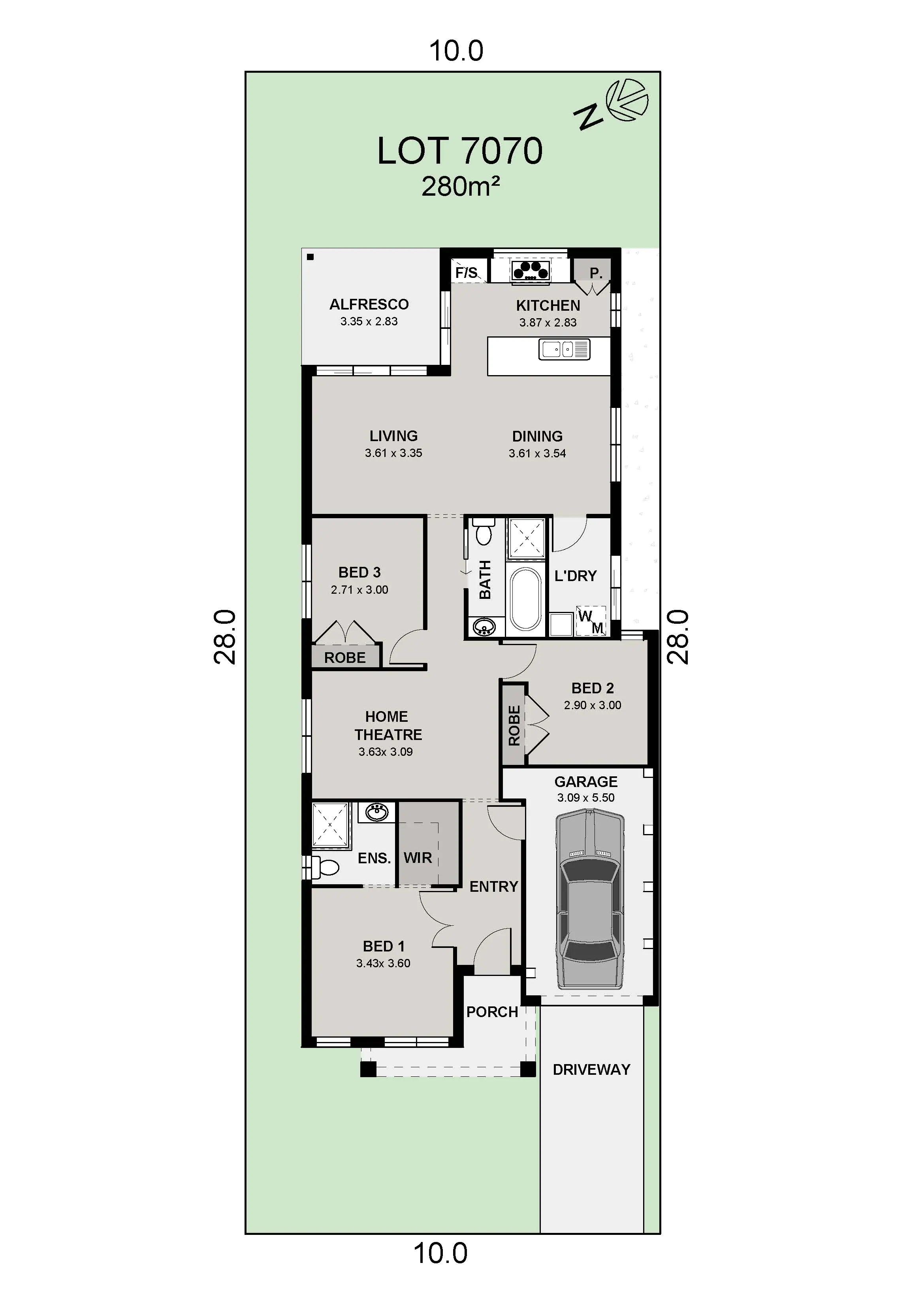 Lot 7070 Manchester 16 Mk2 Avenue Colour Plan v2