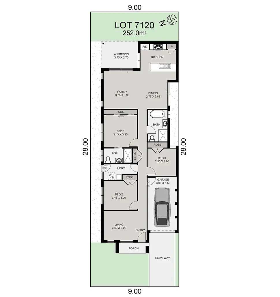 Lot 7120 Calderwood 16 Aspen Brick Pier Colour Plan