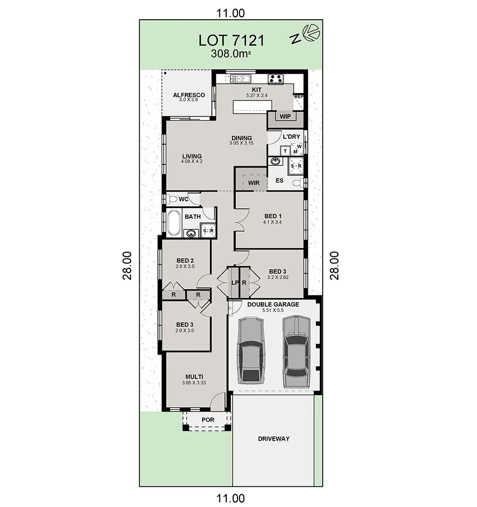 Lot 7121 Byron 19 Resort Colour Plan