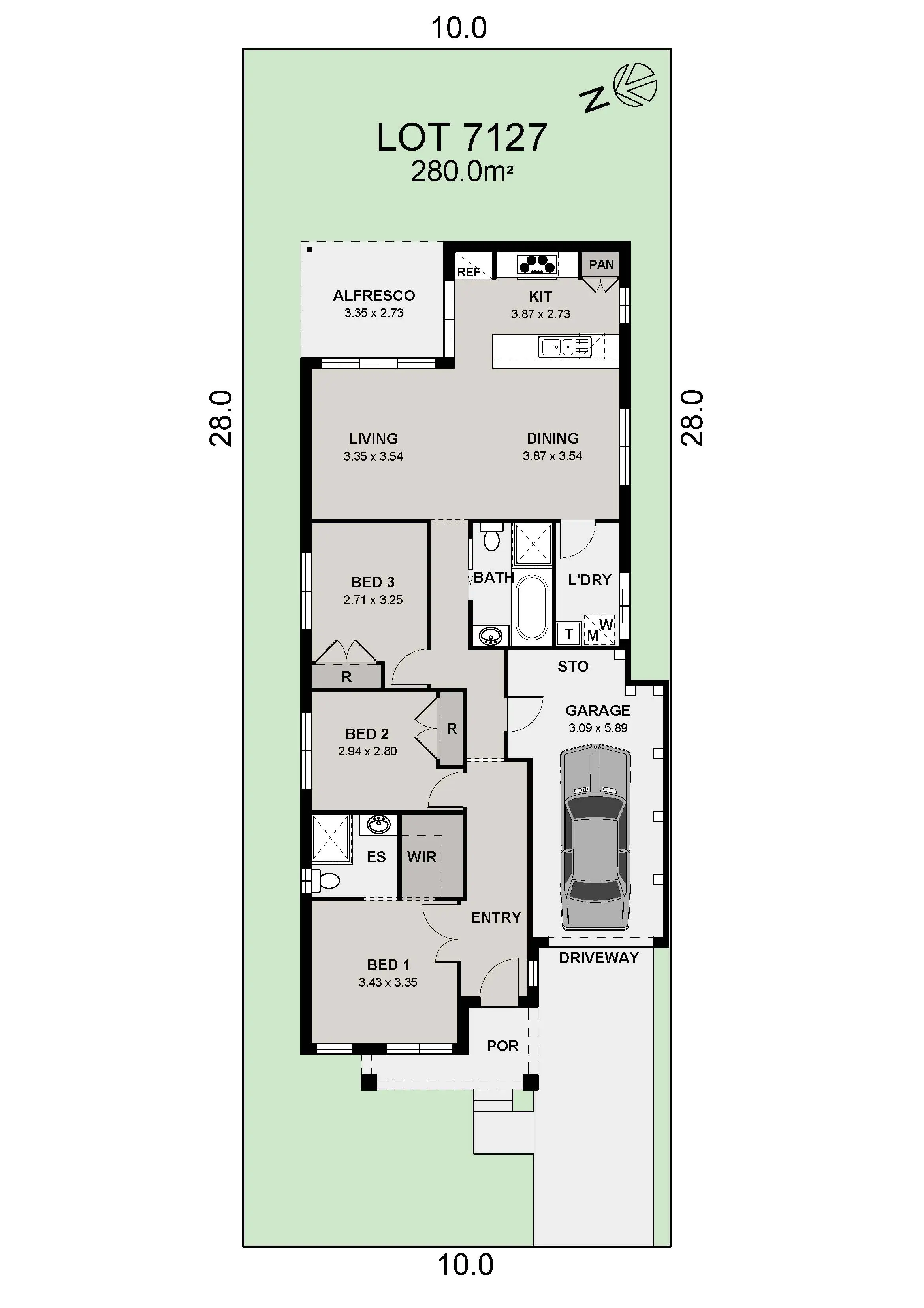Lot 7127 Manchester 16 Mk3 Colour Plan