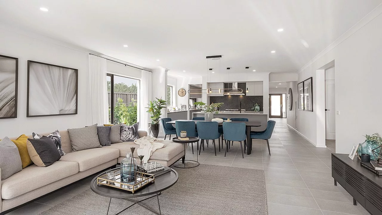 Bellevue 29 Living, Dining and Kitchen