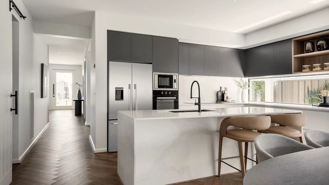 Bellvue 29 Kitchen and Hallway