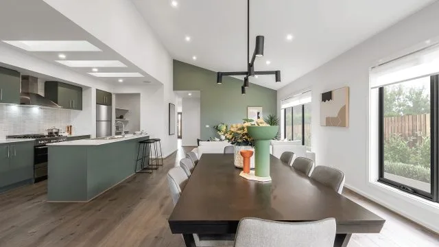 Newbury 28 Kitchen, Dining and Living