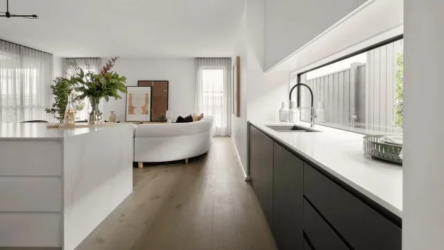 Montrose 43 Kitchen and Living