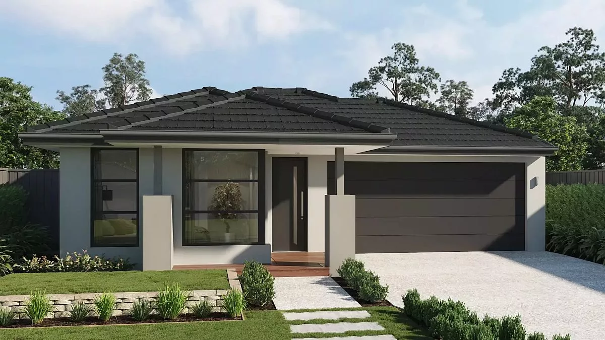 Contemporary Double Garage