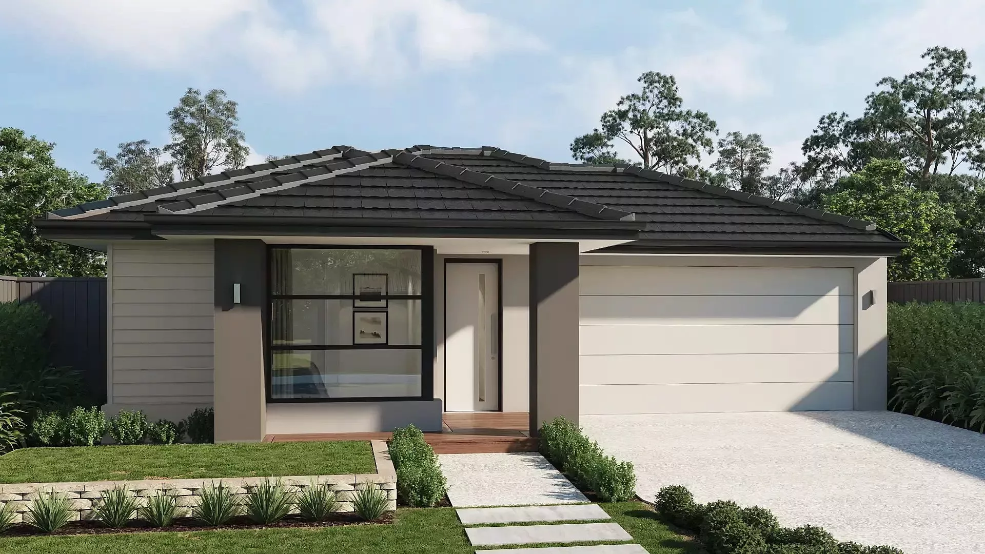 Coastal Double Garage