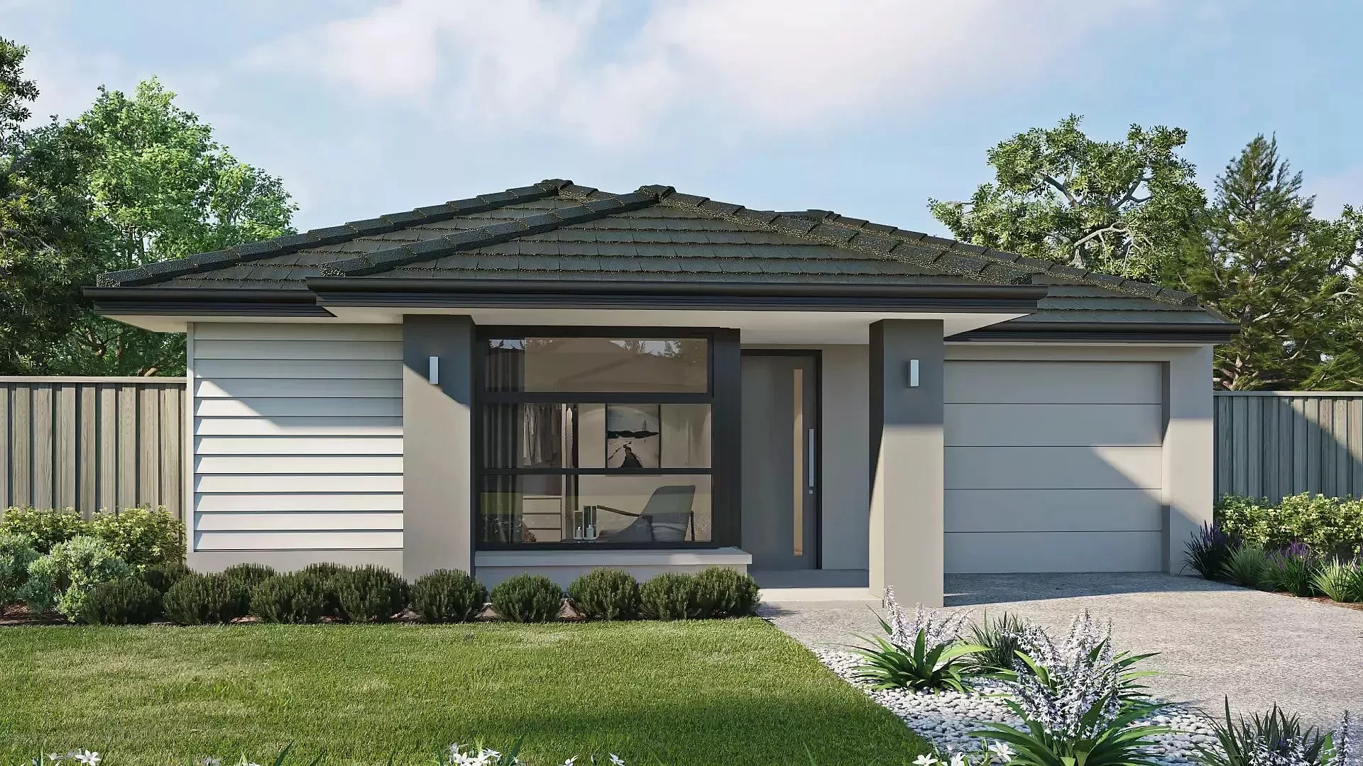 Coastal Single Garage